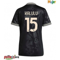 Camiseta Juventus Pierre Kalulu #15 Tercera Equipación para mujer 2025-26 manga corta